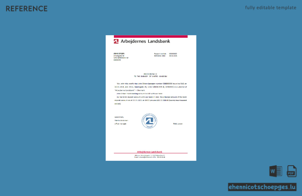 Referenzbeispielvorschau der dänischen Arbejdernes Landsbank